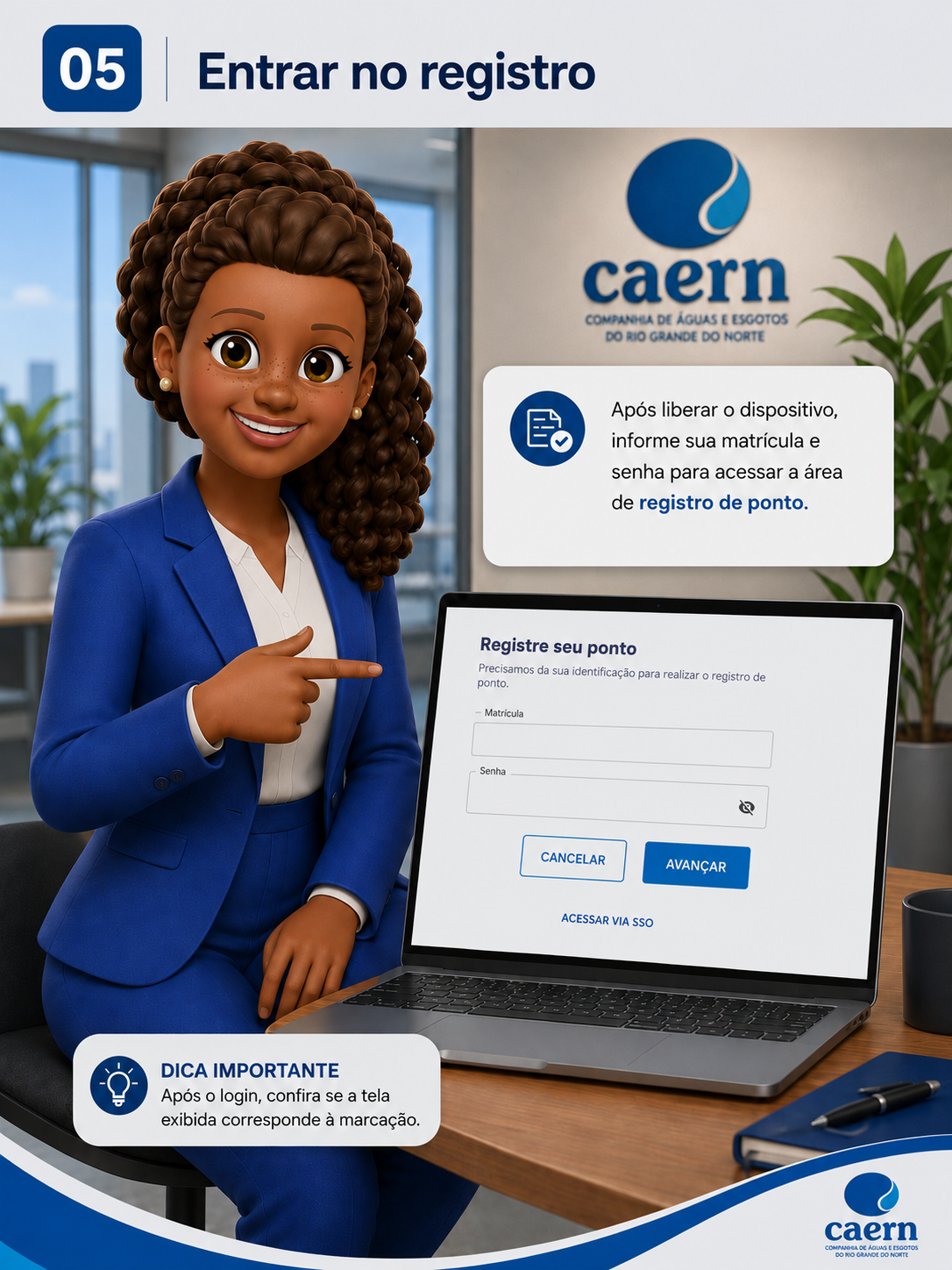 Entrar no registro da Batida Online