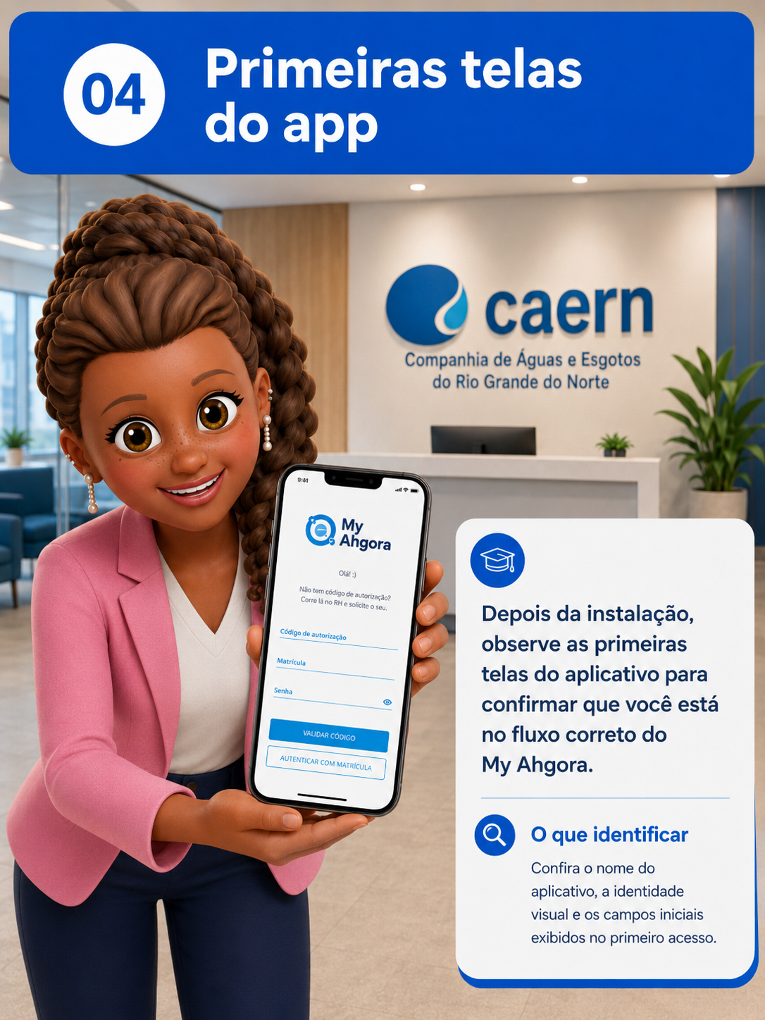 Primeiras telas do app - My Ahgora App