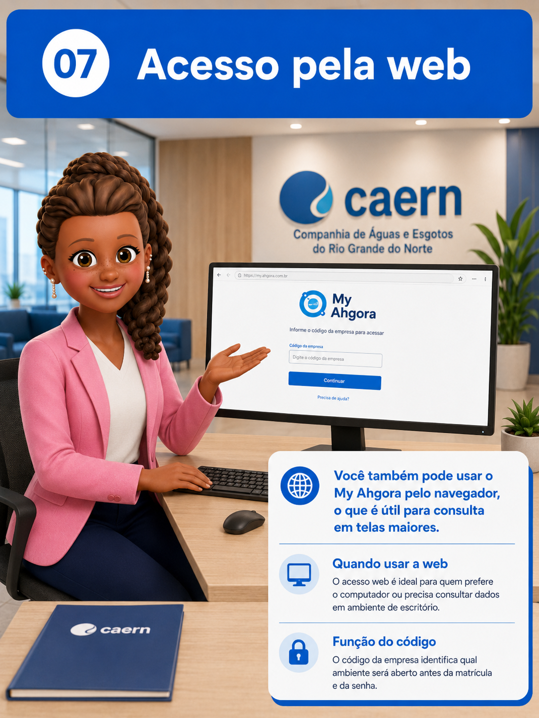 Acesso pela web - My Ahgora App