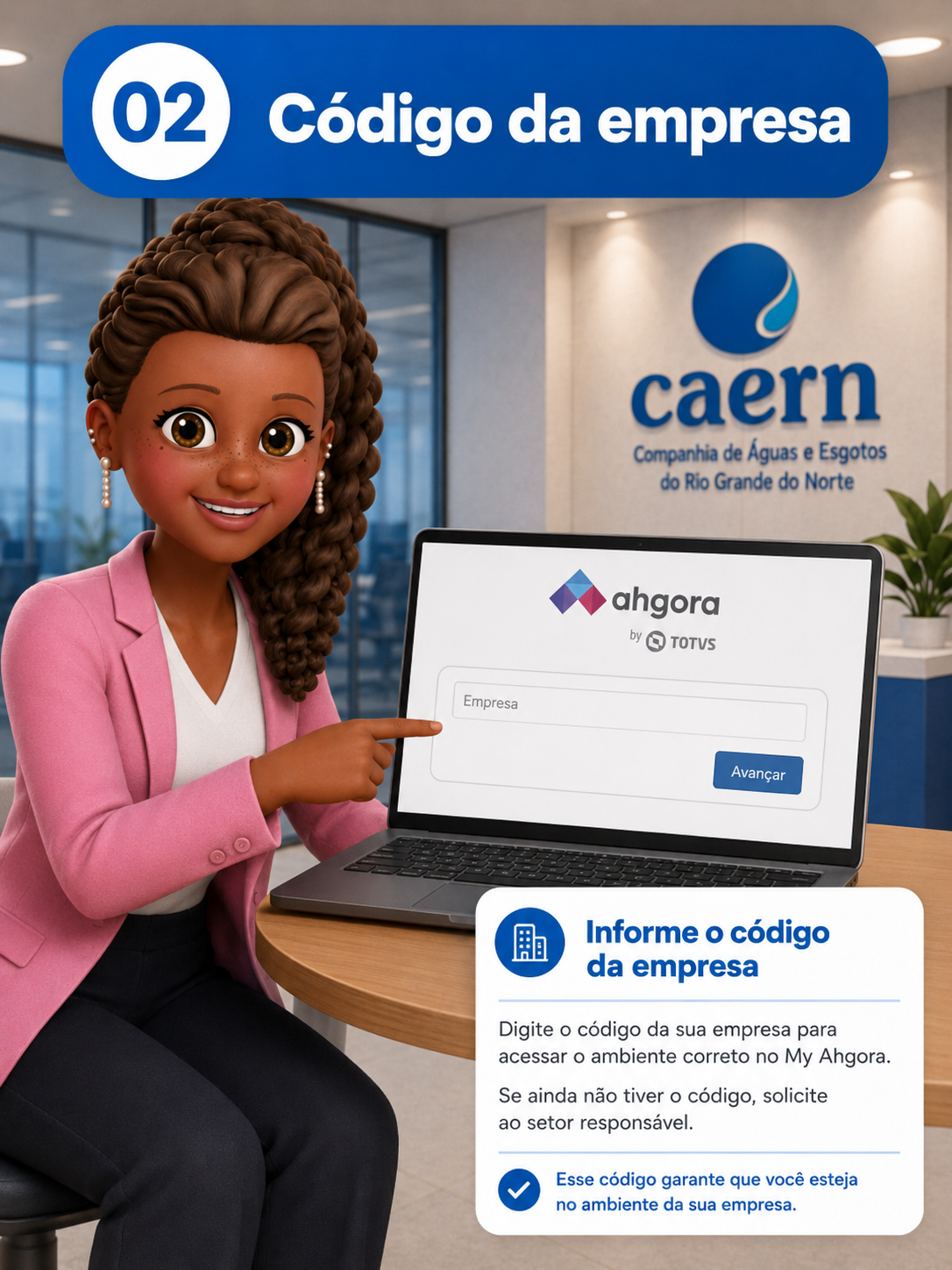 Código da empresa - My Ahgora Web