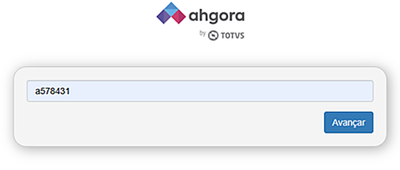 Tela de acesso web do My Ahgora